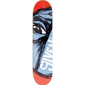  Given Round Face Blue / Orange Skateboard Deck   7.75 x 
