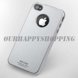 NEW SGP iPhone 4 4G Silver Case Ultra Thin Matte Series  