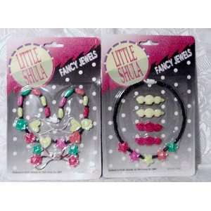  Fancy Jewels Little Girls Plastic costume jewelry Set 