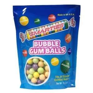 Smarties Gumballs Assorted Bubble Gum Balls 9 Oz Bag (Pack of 4 