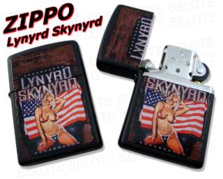 Zippo USA Lynyrd Skynyrd Black Matte Lighter 28022  