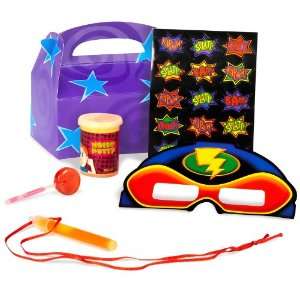  Lets Party By Super Hero Fun Favor Box 