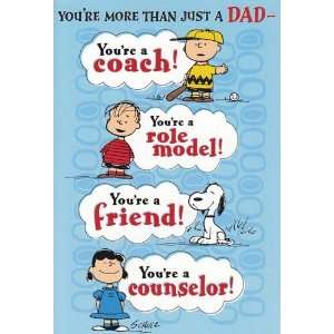 Greeting Card Fathers Day Peanuts Youre More Than Just 