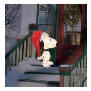  LIGHTED SNOOPY CHRISTMAS DECORATION 