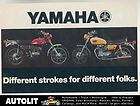 1971 1972 yamaha motorcycle postcard xs1 650 