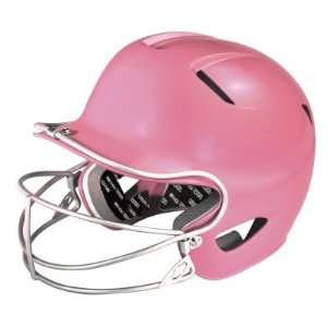   Senior Softball Batting Helmet with Mask (Maroon)