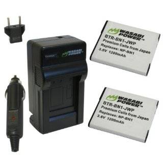 wasabi power battery and charger kit for sony np bn1 and cyber shot 
