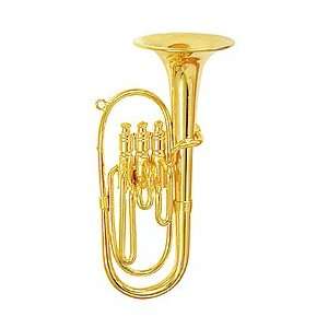  Gold Metal Tuba Ornament