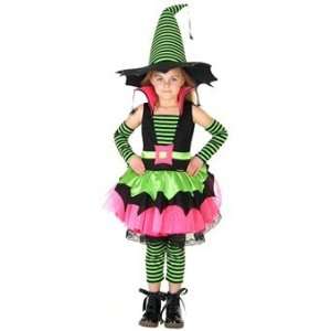  Girls Spiderina Witch Costume Size Small 6   4793 