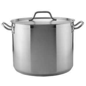   Qt. Heavy Duty Stainless Steel Stockpot with Cover