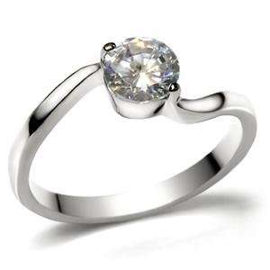  STAINLESS STEEL   CZ Engagement Ring Jewelry