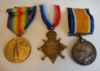 WWI Trio War Medals   Pte E F Bass ASC Ref 11  