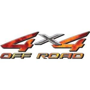    Full Color 4x4 Offroad Truck Decals in Real Fire Automotive