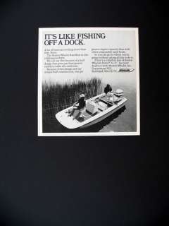 Boston Whaler Bass Fishing Boat 1973 print Ad  