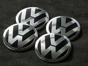 VW Alloy Wheel Centre Caps Badge Logo Sticker 60mm  