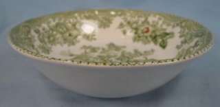 Lovely KENT GREEN FRUIT DESSERT SAUCE BOWL Multicolor Floral Center 