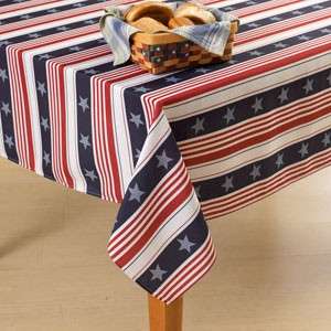 Red/White/Blue Plaid 4th July Memorial Day Tablecloth Cloth 4 Sizes U 