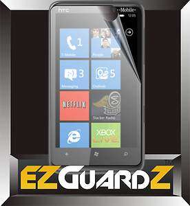 5X EZguardz HTC HD7 Windows Phone LCD Screen Protector  