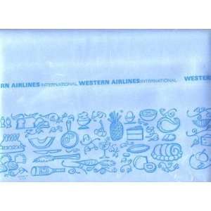  Western Airlines International Placemat 