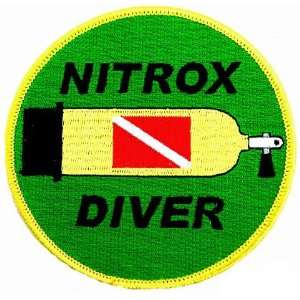   Iron On Scuba Diving Tank Flag Emblem Souvenir