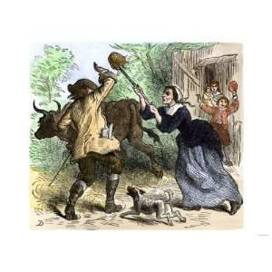  Tax Collector Beaten Off by an Angry Carolina Colonist 