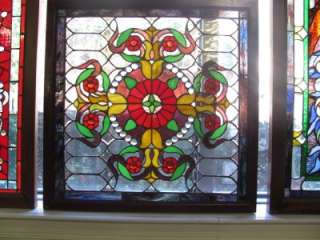 VICTORIAN STYLE STAINED GLASS WINDOW BP123  