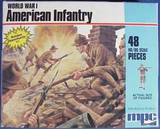 World War I American Infantry Airfix/MPC HO 1983 NEW  