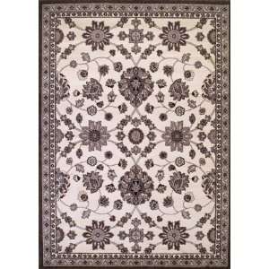  Concord Global Rugs Harvard Collection Tatiana Ivory Round 