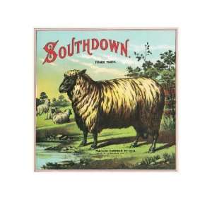  Southdown Brand Tobacco Label Giclee Poster Print, 24x32 
