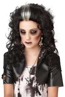 Rocked Out Zombie Halloween Costume Wig  