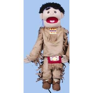    28 American Indian Boy Puppet (Brown Costume) Toys & Games