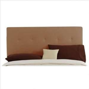   Saddle) Button Tufted Headboard in Saddle Size King 