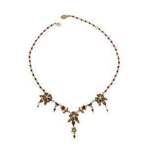 Vintage Looking Michal Negrin Beautiful Beaded Necklace Ornate with 