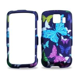   LG Optimus S/U/V LS670 PURPLE BUTTERFLY Cell Phones & Accessories