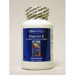 Allergy Research Group   Vitamin E 400 IU 120 gels Health 