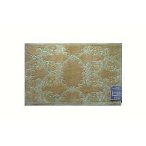    Croscill Carlisle Hand Carved Washable Bath Rug