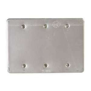  APPLETON ELECTRIC FSK 3B Cover,Blank,3Gang,Stamped Steel 