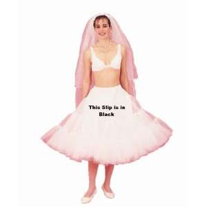  New Costume Black Poodle Bridal Petticoat Slip (108DSPB 