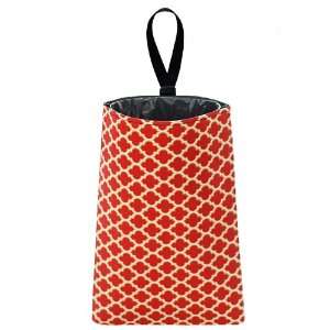  Auto Trash (Red Lattice) by The Mod Mobile   litter bag/garbage can 