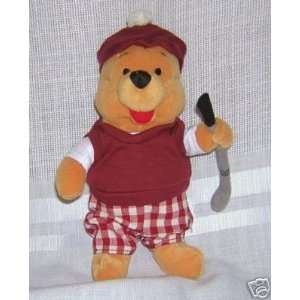  Disneys Golfer Winnie the Pooh Plush Bean bag (8) Toys & Games